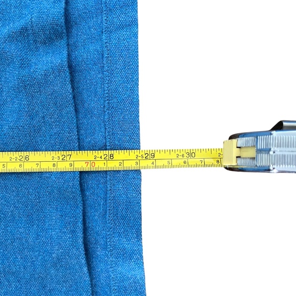 Polo Ralph Lauren Long Sleeve Polo Shirt Mens Sz L Blue Teal Color Orange Pony - Picture 6 of 9